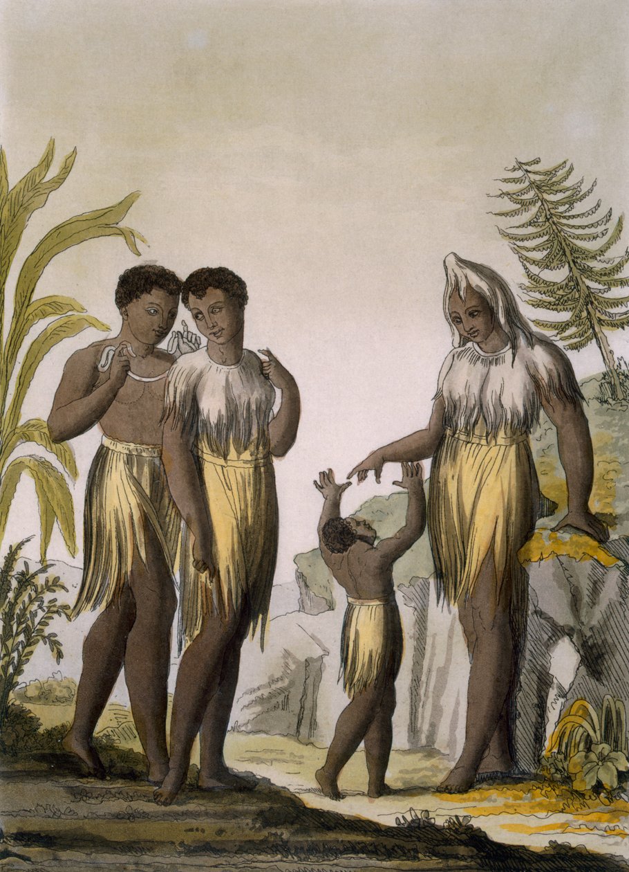 A nyugat-afrikai Cazegut őslakosai, 1820-30-as évek körül alkotó: Italian School