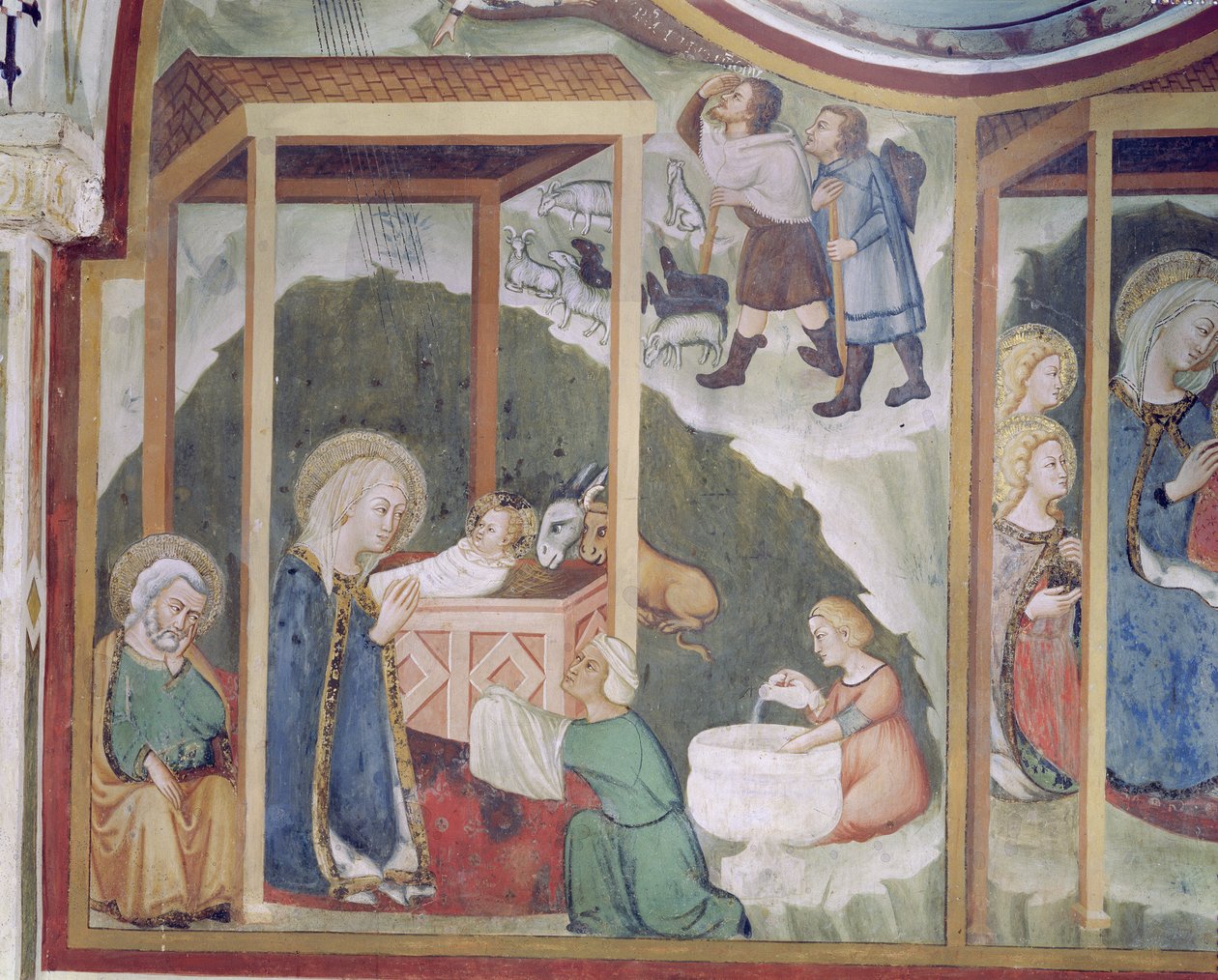 Születés, Szűzanya kápolna alkotó: Italian School