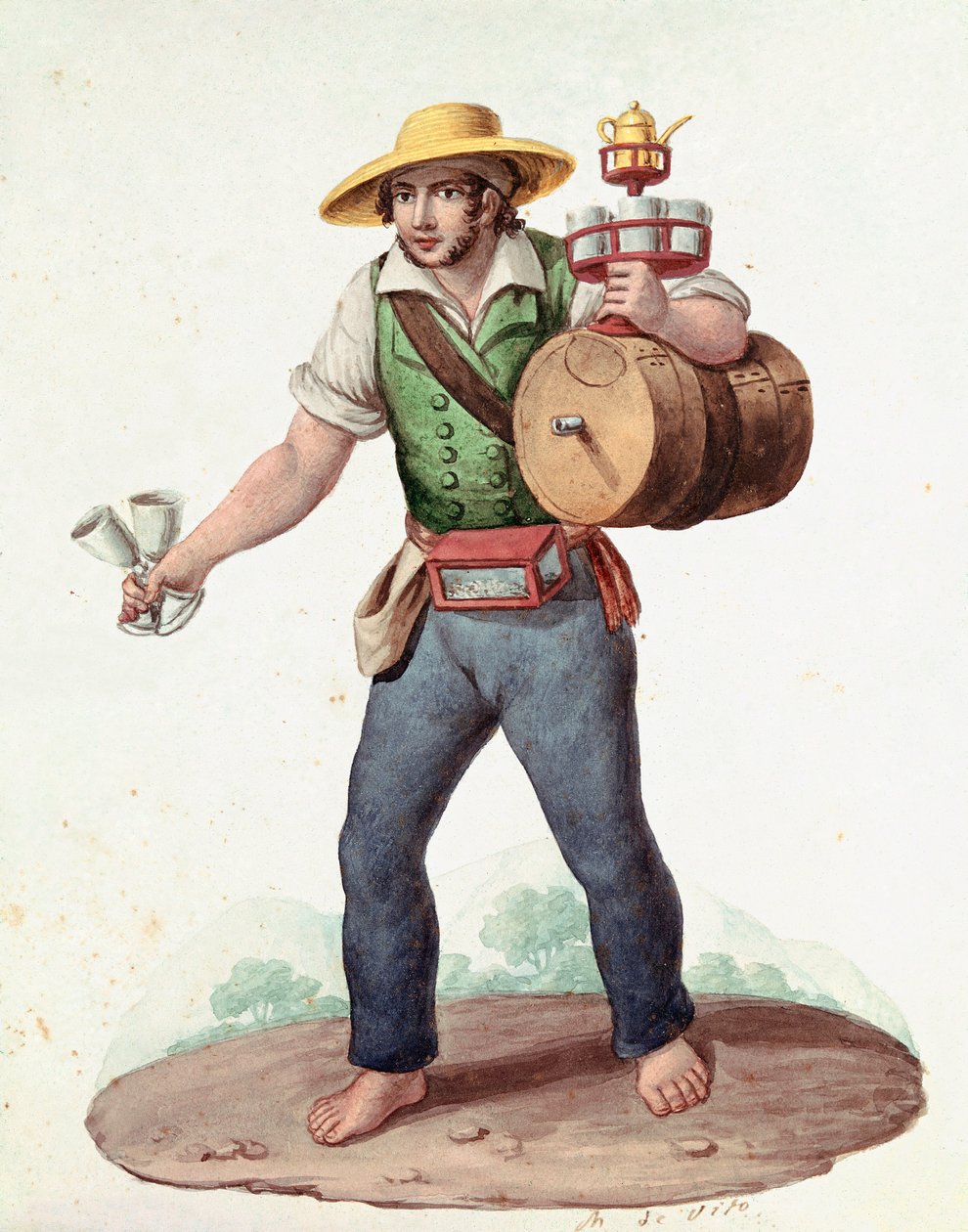Nápolyi apróságok: le vendant ambulant d