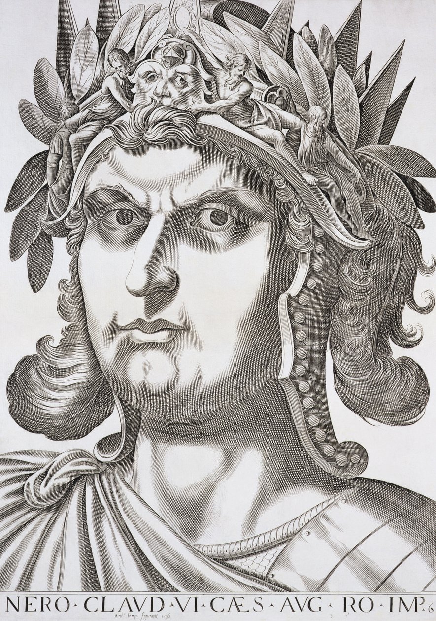 Nero Caesar (i.sz. 37-68), 1596 alkotó: Italian School