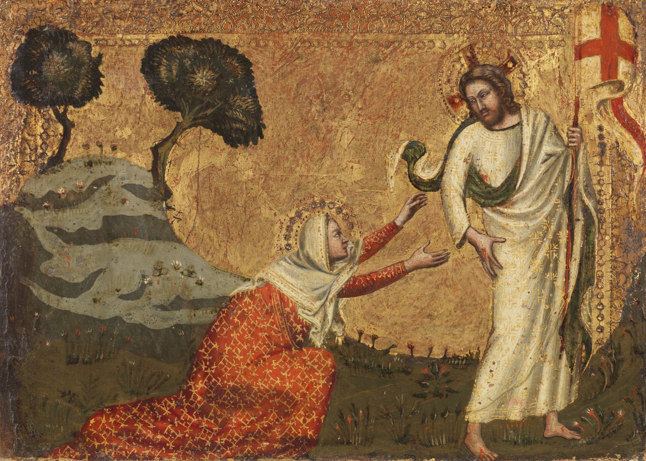 Noli me tangere, 1350-75 alkotó: Italian School