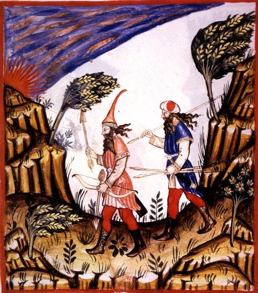 Nova 2644 fol.57v The West Wind, a 