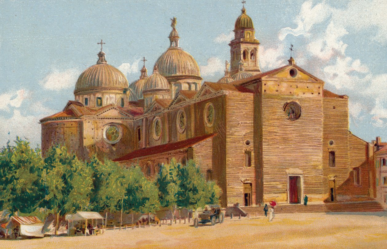 Padova / Padova: Szent Jusztina bazilika (kromolit) alkotó: Italian School