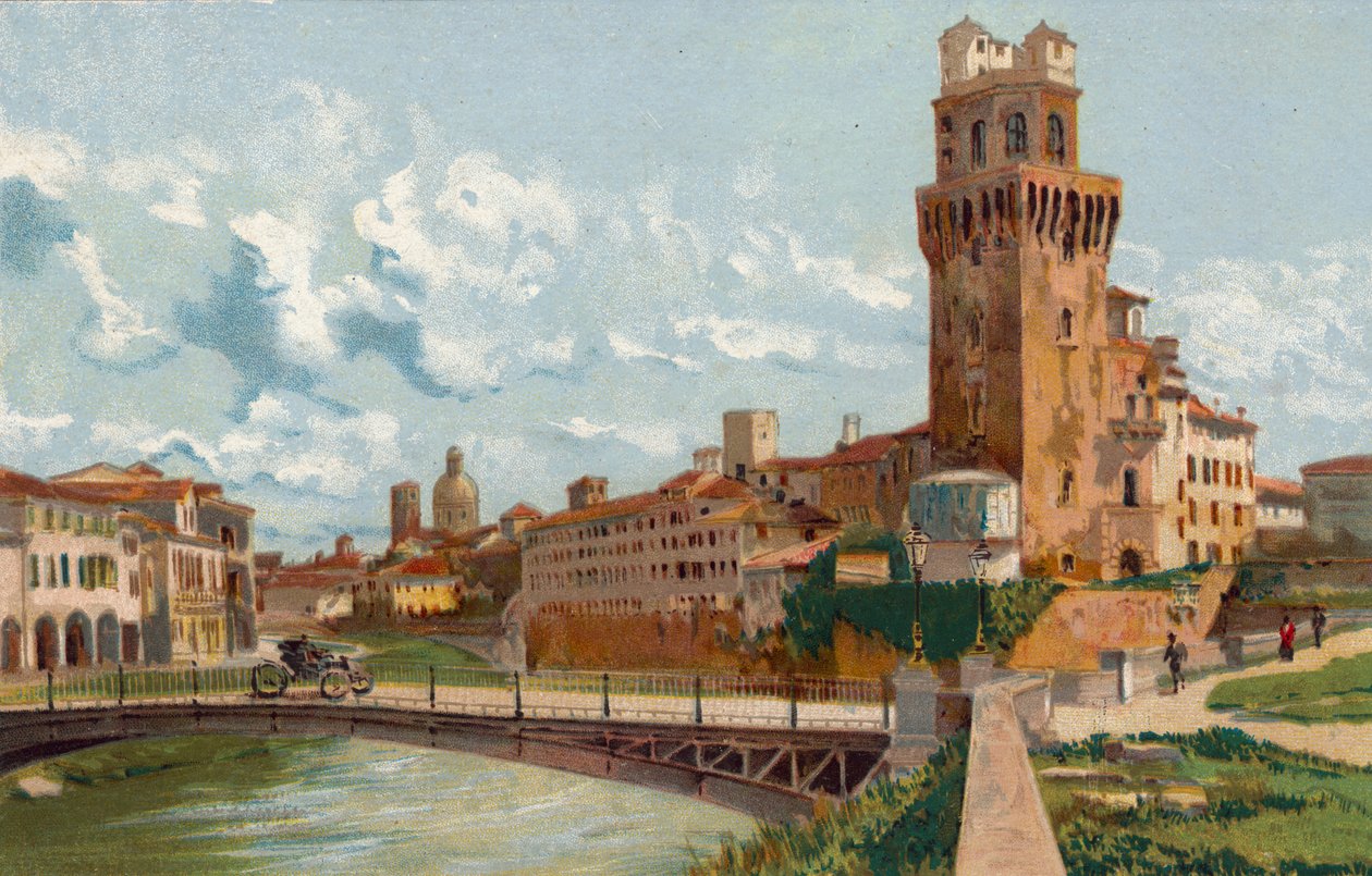 Padova / Padova: R Csillagvizsgáló (chromolitho) alkotó: Italian School
