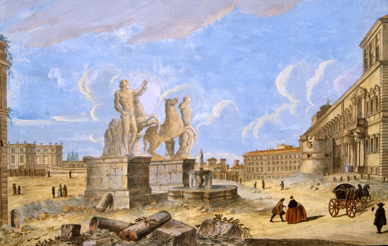 Monte Cavallo tér alkotó: Italian School