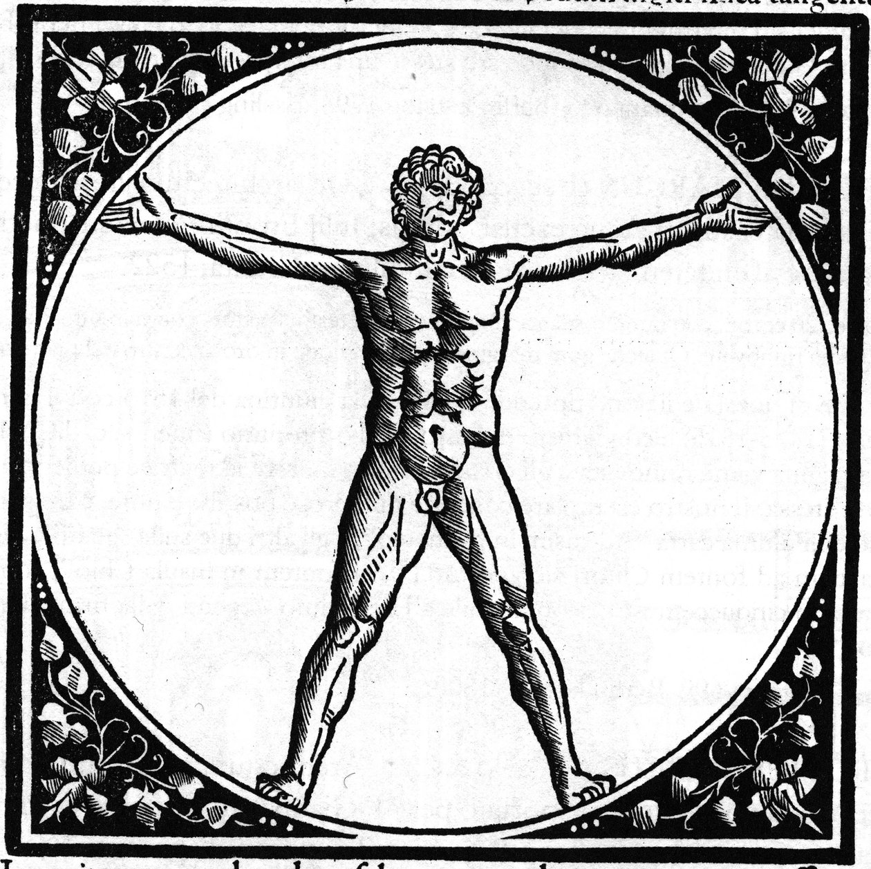 A „De architectura” című könyvből vett tábla Marcus Vitrubius Pollio dit Vitruvio (Kr. e. I. század), római építész építészetével foglalkozik. A Gianbaptista Caporali di Perugia olasz kiadása 1536. alkotó: Italian School
