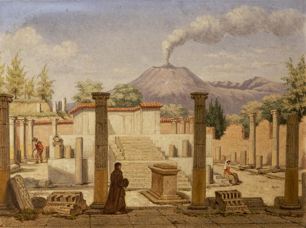 Pompeii, 1840 körül alkotó: Italian School