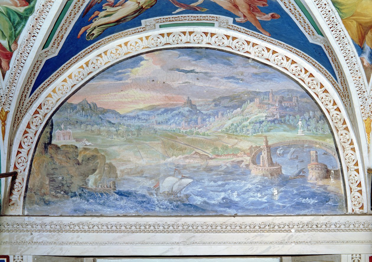 Kikötői jelenet alkotó: Italian School