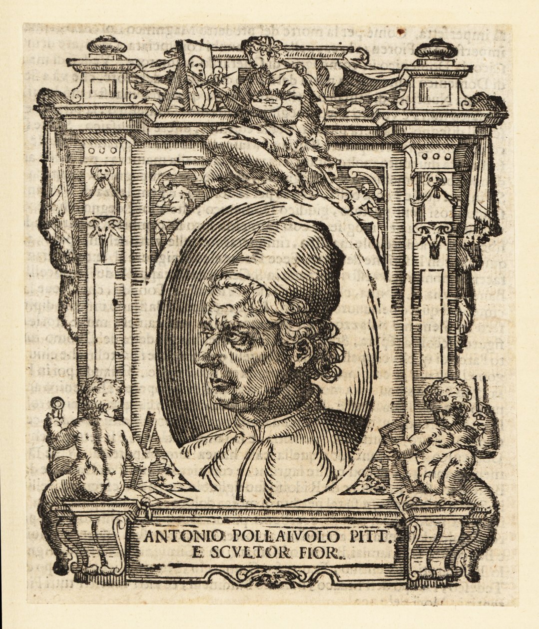 Antonio del Pollaiuolo olasz festő, szobrász, metsző és reneszánsz ötvös portréja Firenzéből, 1429-1498 körül alkotó: Italian School