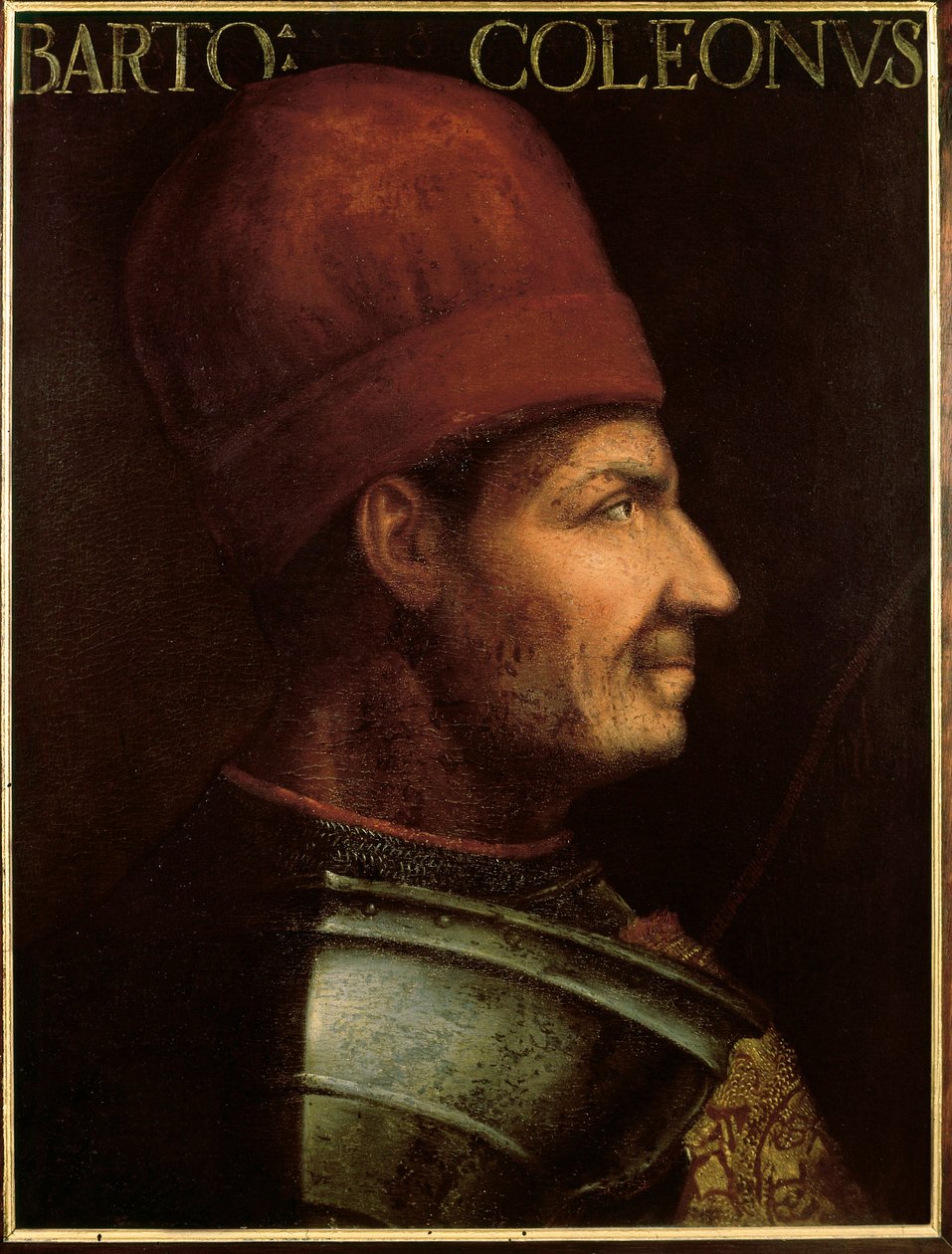 Bartolomeo Colleoni portréja (kb. 1400-1475), olasz condottiere (festmény) alkotó: Italian School