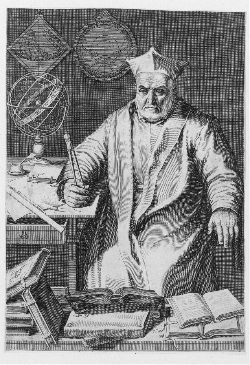 Christopher Clavius ​​bíboros portréja alkotó: Italian School