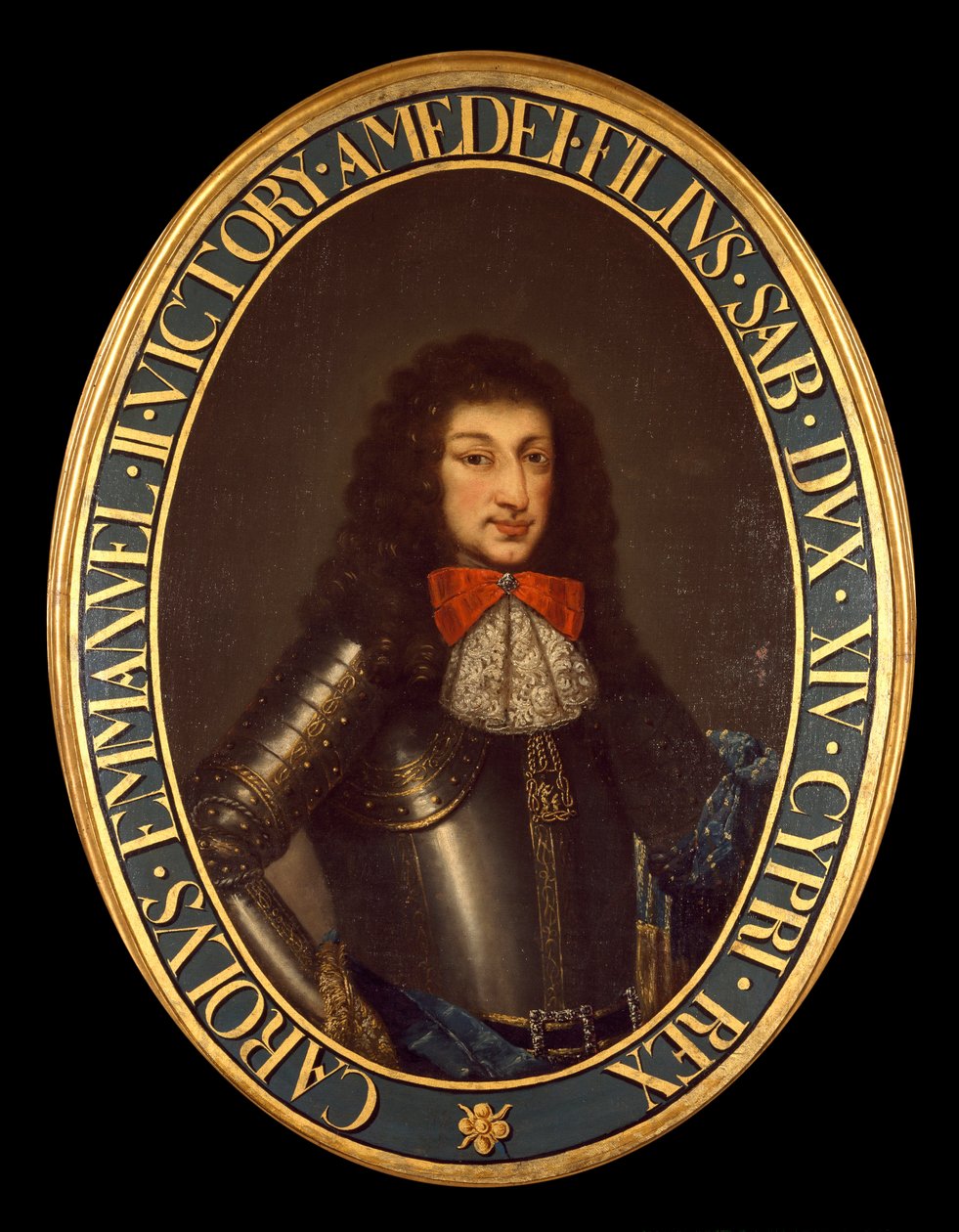 Carlo Emanuele II (1634-1675) portréja (Savoyai Károly Emmanuel) Névtelen festmény. 17. századi Brescia, magángyűjtemény - II. Károly Emmánuel (II. Carlo Emanuele) (1634-1675), Savoyai herceg portréja. Névtelen festmény 17. század. Privát co alkotó: Italian School