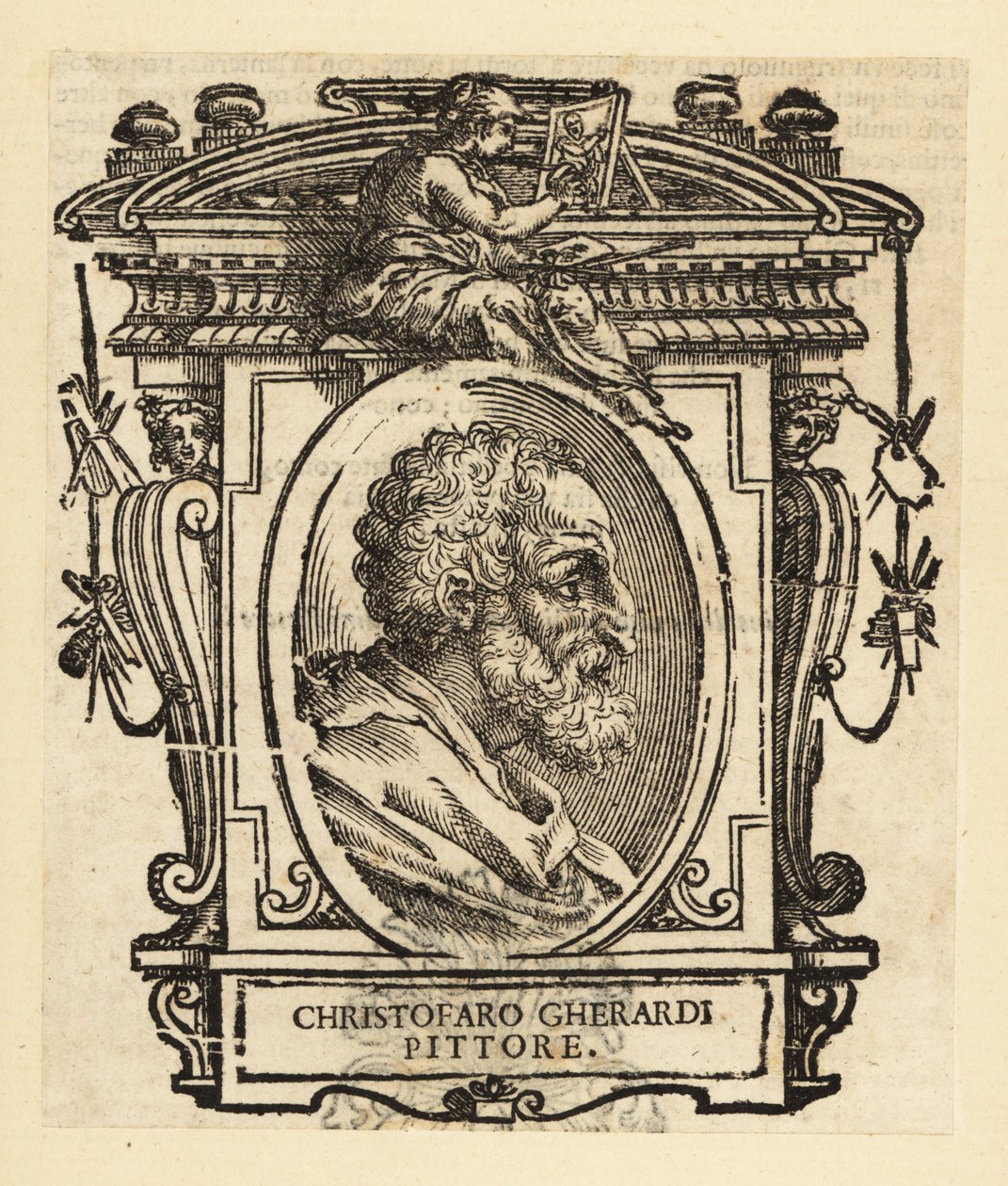 Cristofano Gherardi vagy Cristoforo Gherardi, más néven il Doceno portréja, a késő reneszánsz vagy manierista korszak olasz festője, főként Firenzében és Toszkánában tevékenykedett alkotó: Italian School