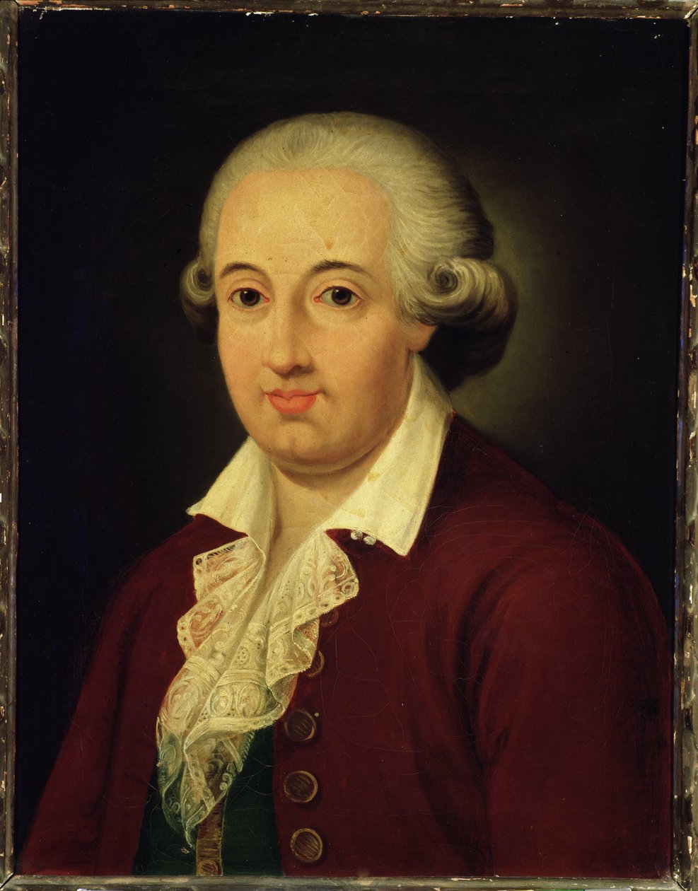 Domenico Cimarosa (1749-1801) portréja, olasz szerző alkotó: Italian School