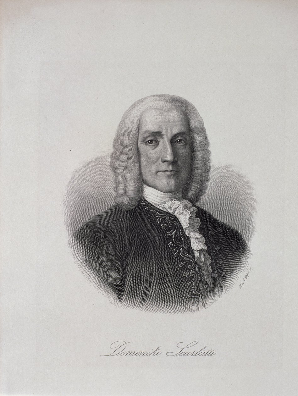 Domenico Scarlatti (1686-1757) portréja alkotó: Italian School
