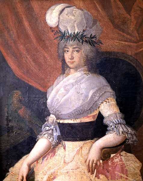 Elizabeth Sophie Ghibellini portréja, 1750 körül (olaj, tábla) alkotó: Italian School