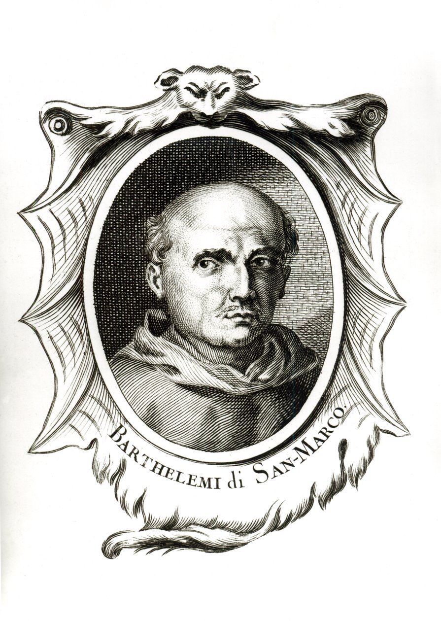 Fra portréja. Bartolomeo di San Marco alkotó: Italian School
