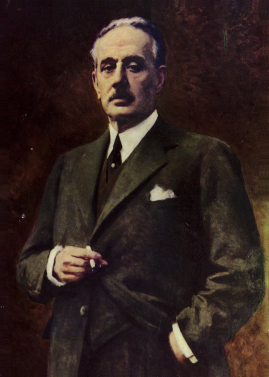 Giacomo Puccini portréja (színes litográfia) alkotó: Italian School