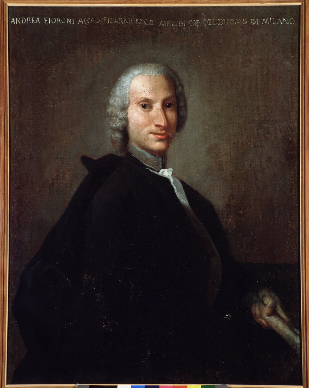 Gianandrea Fioroni (1716-1778) olasz zeneszerző portréja alkotó: Italian School