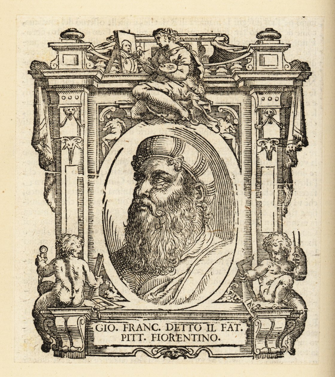 Gianfrancesco Penni vagy Giovan Francesco, il Fattore olasz festő portréja, 1488-1528 körül alkotó: Italian School
