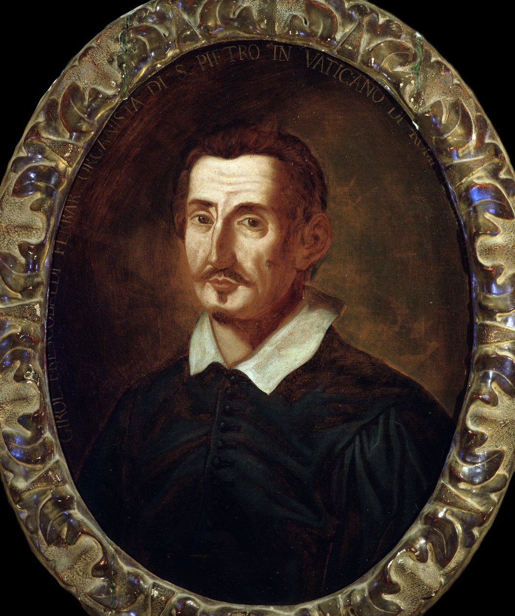 Girolamo Frescobaldi (1583-1643) olasz zeneszerző portréja alkotó: Italian School