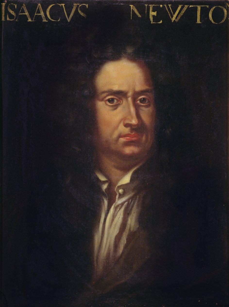 Isaac Newton (1642-1727) portréja 1680 körül alkotó: Italian School
