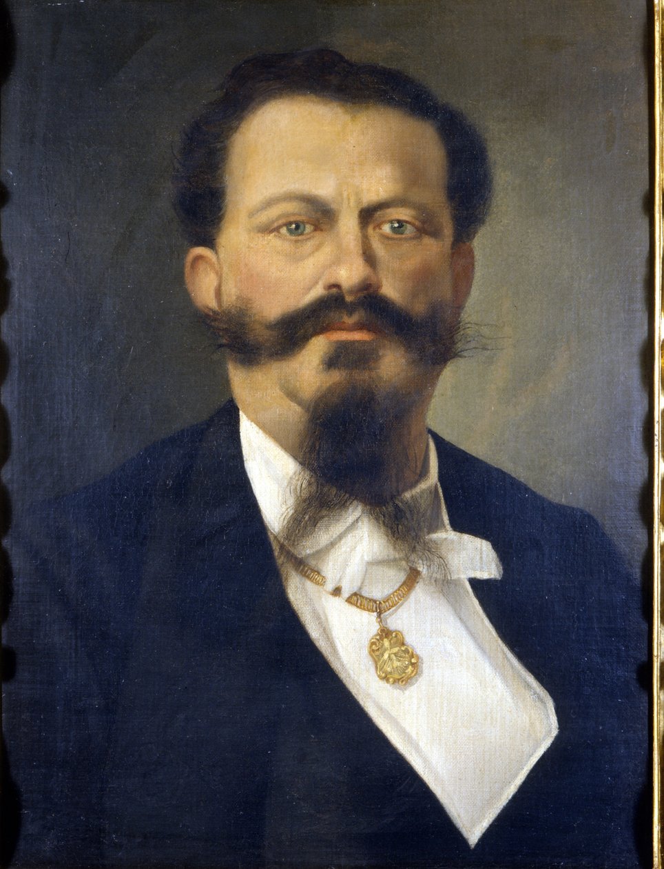 Viktor Emmánuel király (Victor-Emmanuel) (Vittorio Emanuele) portréja (1820-1878). Festmény. 19. század. Risorgimento Múzeum. Milánó alkotó: Italian School