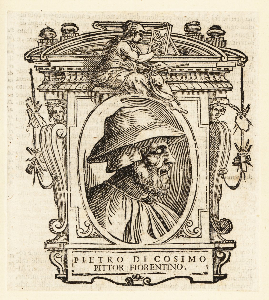 Piero di Cosimo, a firenzei reneszánsz olasz festő portréja alkotó: Italian School