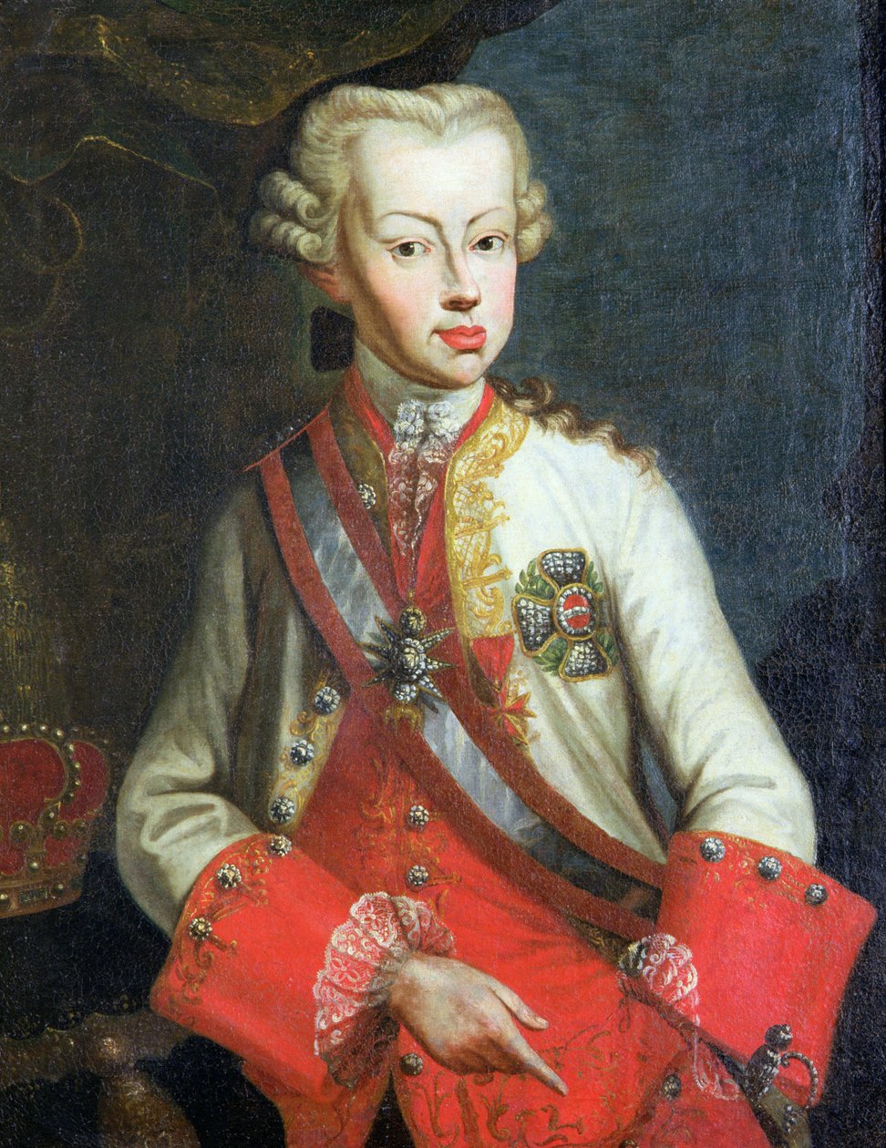 Pietro Leopoldo di Lorena portréja, 1750 körül alkotó: Italian School
