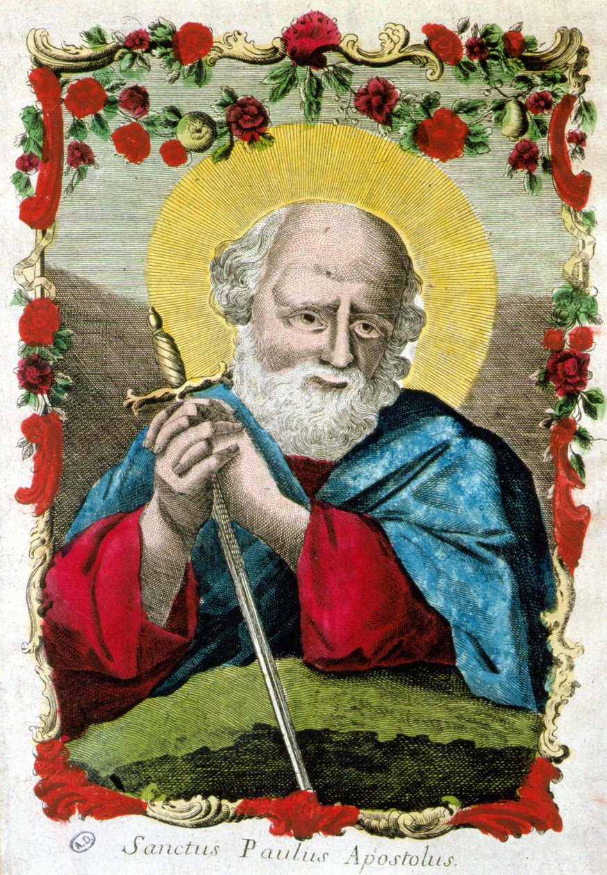 Szent Pál portréja karddal, Olaszország alkotó: Italian School