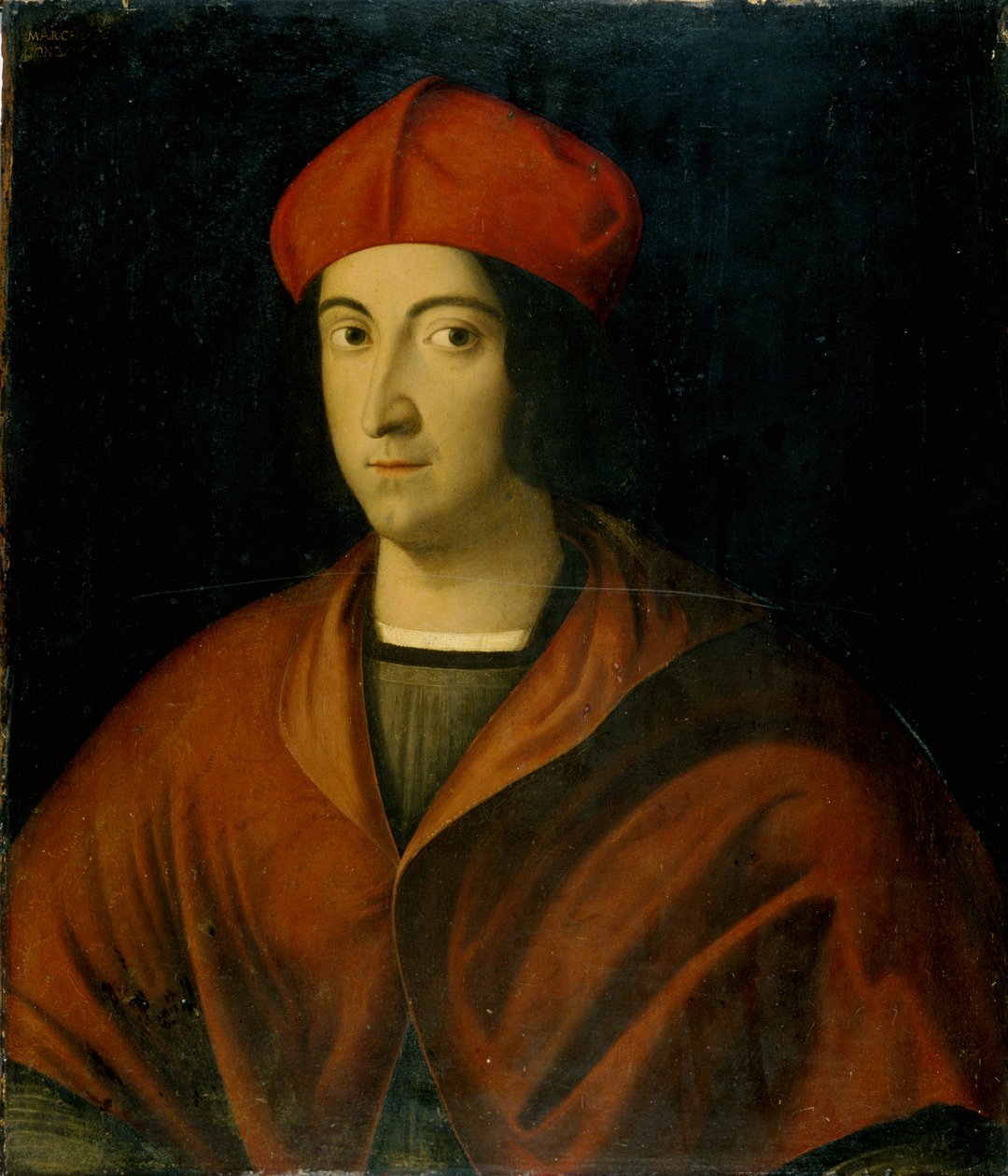 Bíboros portréja (tempera fán) alkotó: Italian School