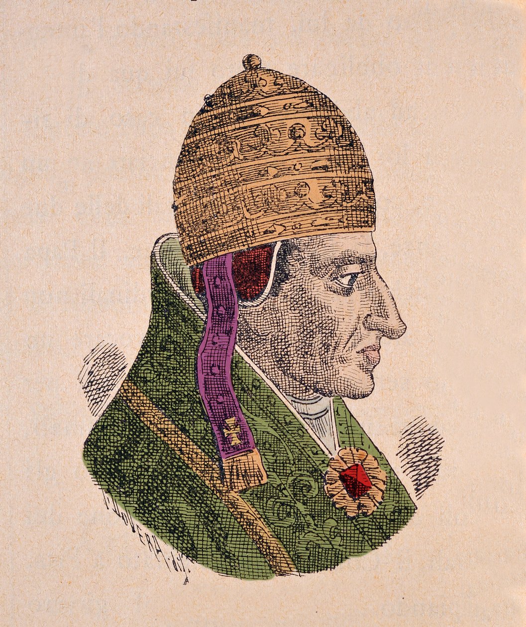 V. Alexandrosz ellenpápa (Alexander vagy Alessandro) portréja (1409-1410) alkotó: Italian School