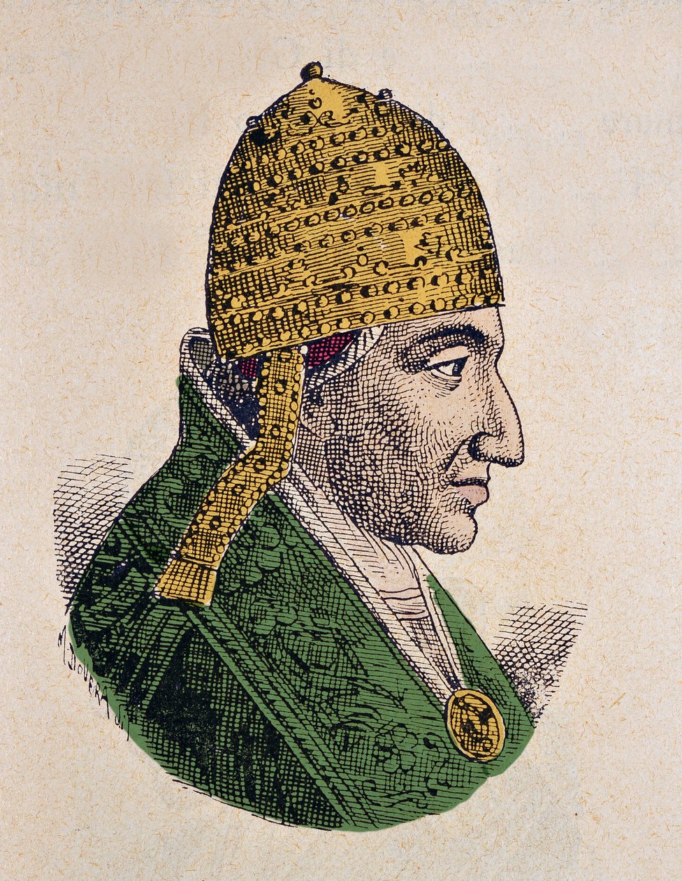 János antipápa portréja (Giovanni, Ioannes) (997-998) alkotó: Italian School