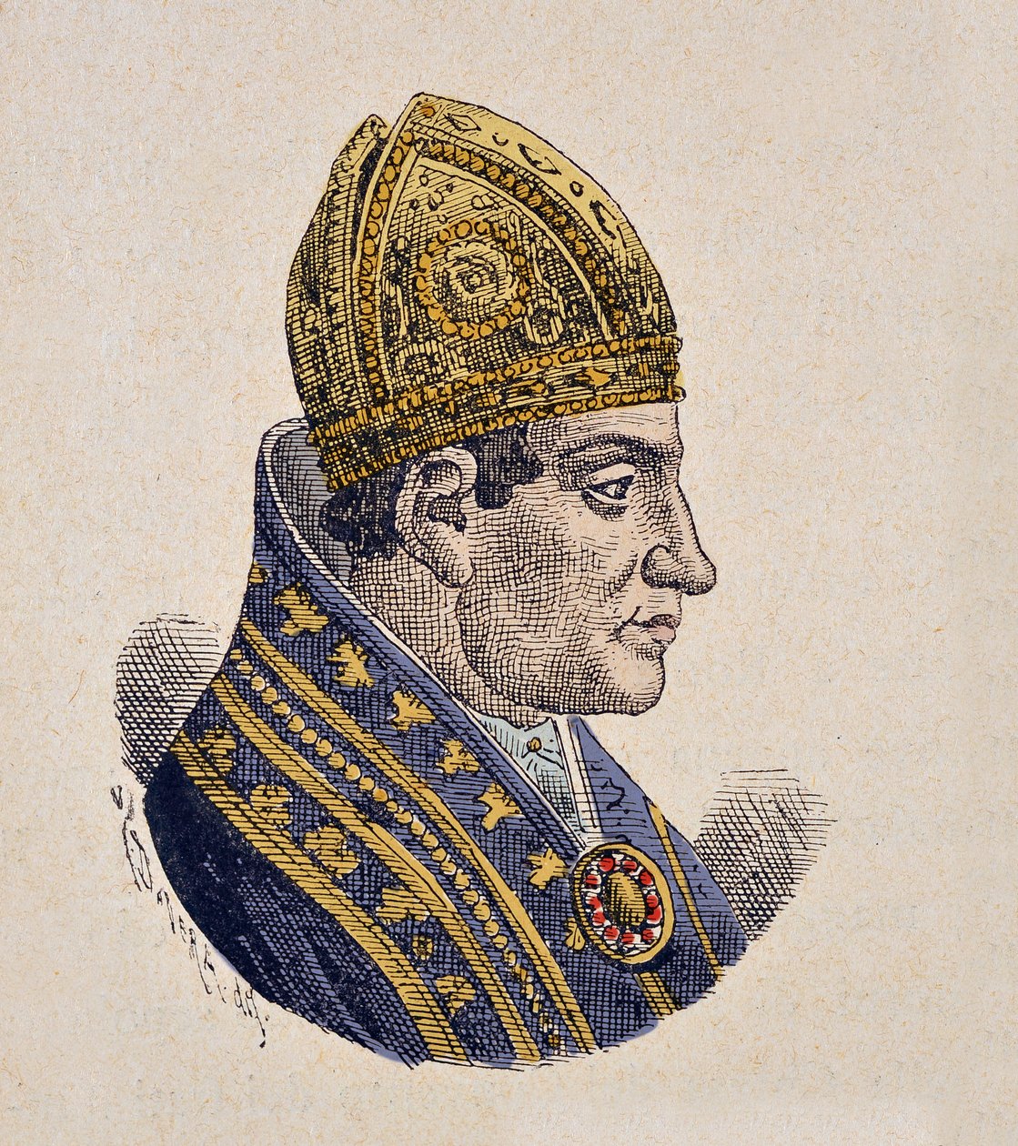 XXIII. János antipápa (Giovanni, Ioannes) portréja (1410-1415) alkotó: Italian School