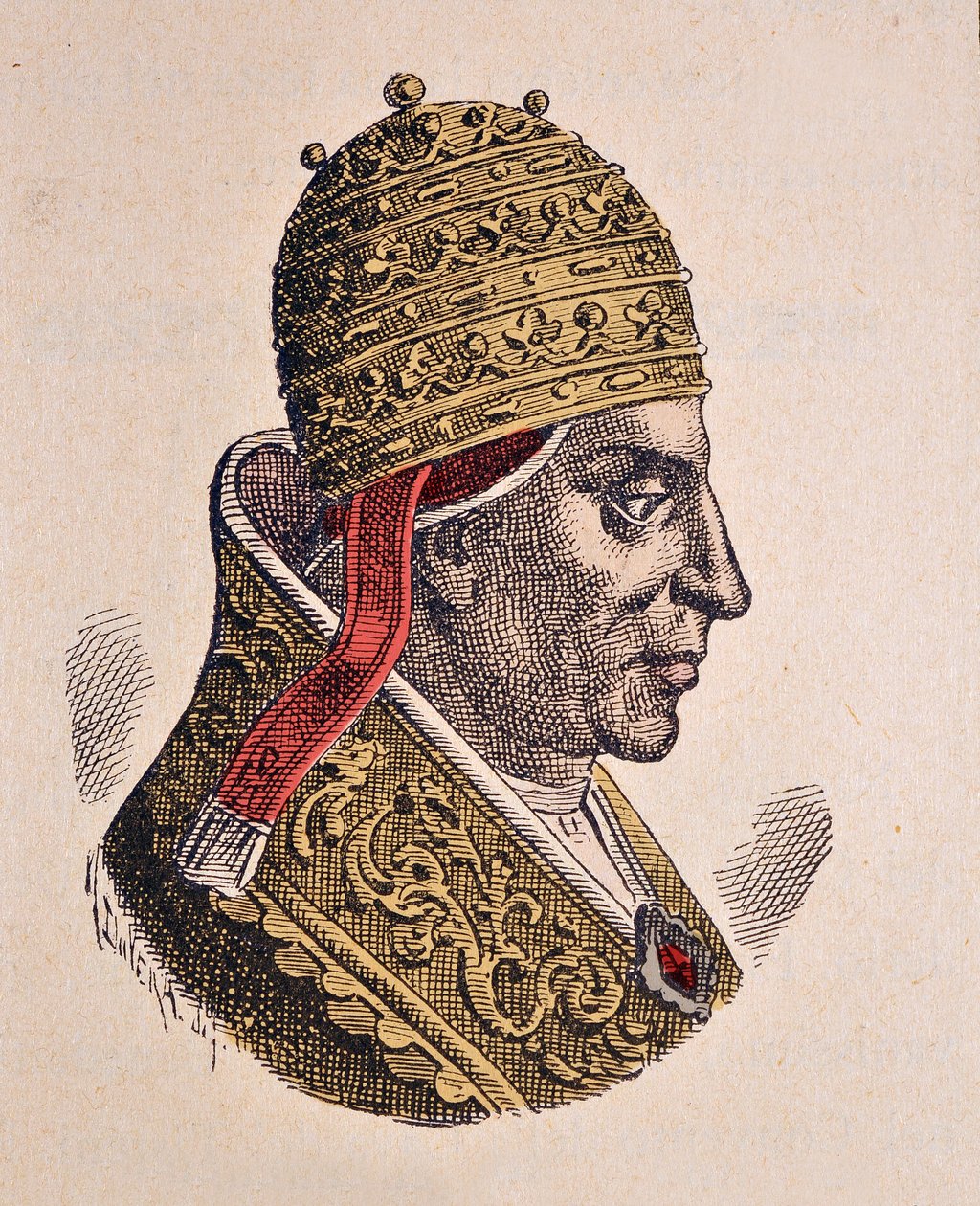 Alexandre pápa portréja (Alexander vagy Alessandro) (1061-1073) alkotó: Italian School