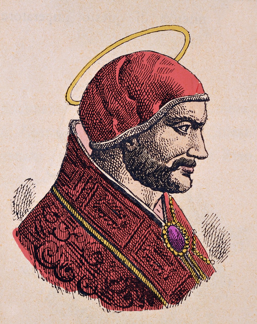 Anastase Ier pápa portréja (Anastasius, Anastasio) (399-401) alkotó: Italian School