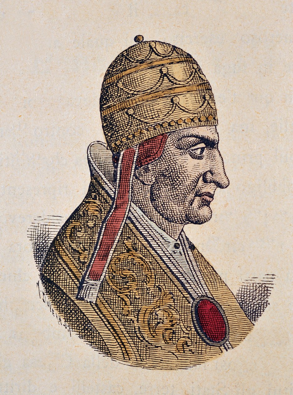 IX. Benoit pápa (benedetto, Benedict vagy Benedictus) portréja (1032-1044) alkotó: Italian School