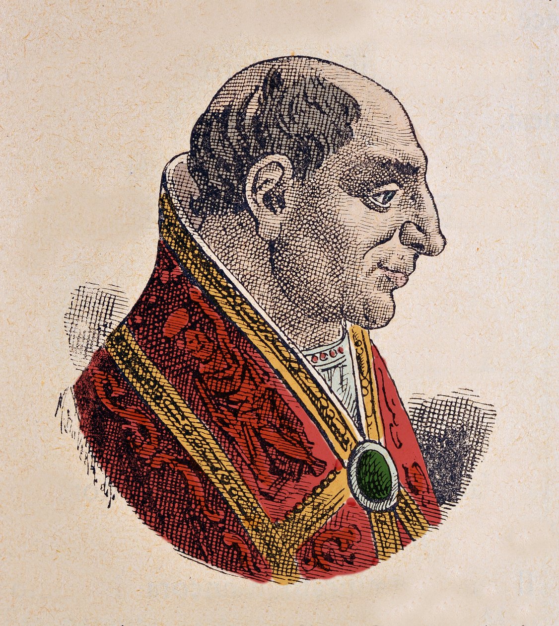 V. Benoit pápa portréja (benedetto, Benedict vagy Benedictus) (964) alkotó: Italian School