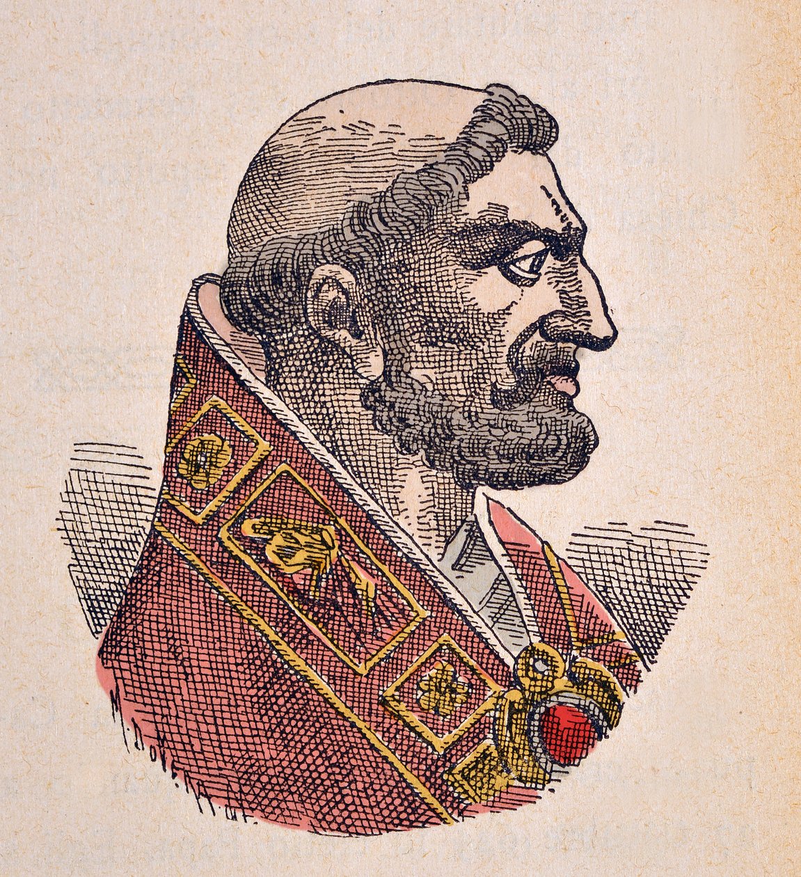 V. Bonifác pápa portréja (Bonifacius vagy Bonifacio) (619-625) alkotó: Italian School