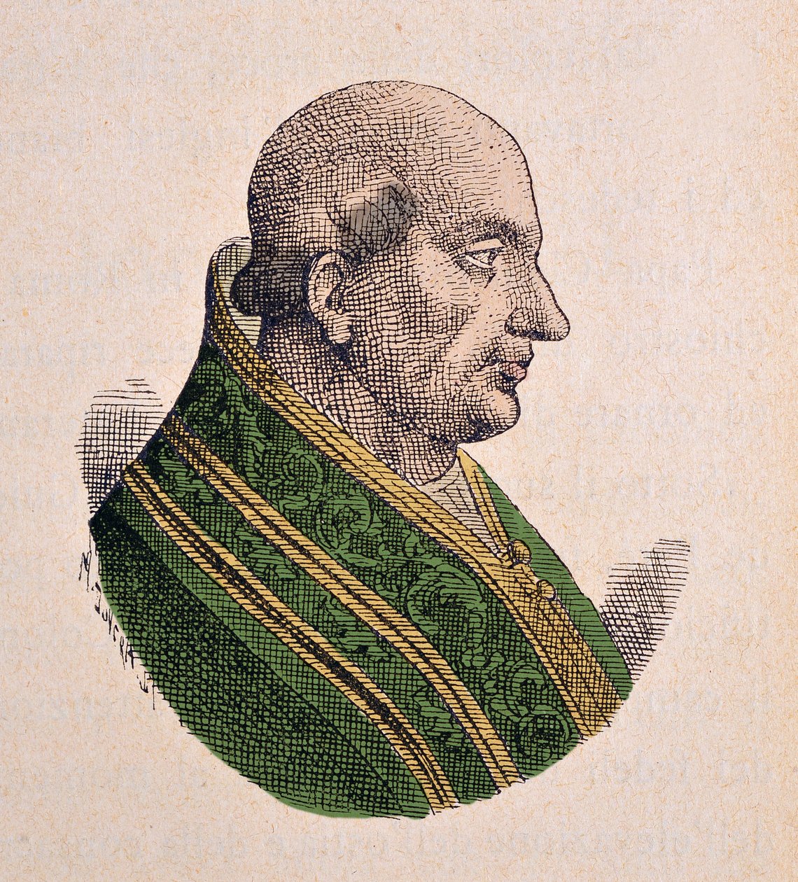 Kelemen pápa portréja (Clemente vagy Clemens) (1187-1191) alkotó: Italian School