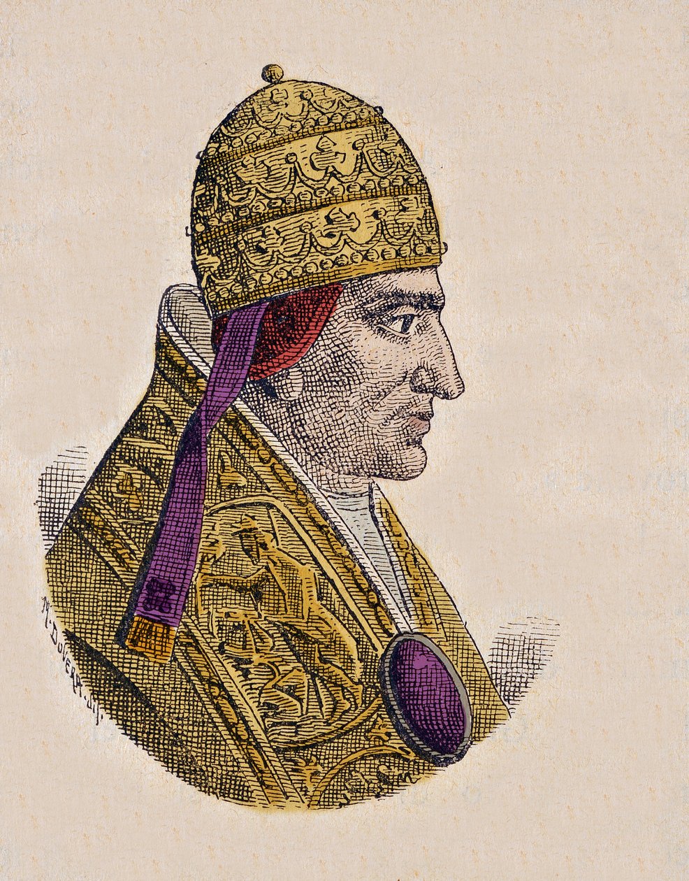 Kelemen pápa portréja (Clemente vagy Clemens) (1046-1047) alkotó: Italian School