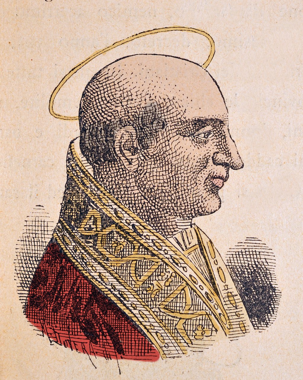 Eutychien pápa portréja (Eutychianus vagy Eutychianus vagy Eutichiano) alkotó: Italian School