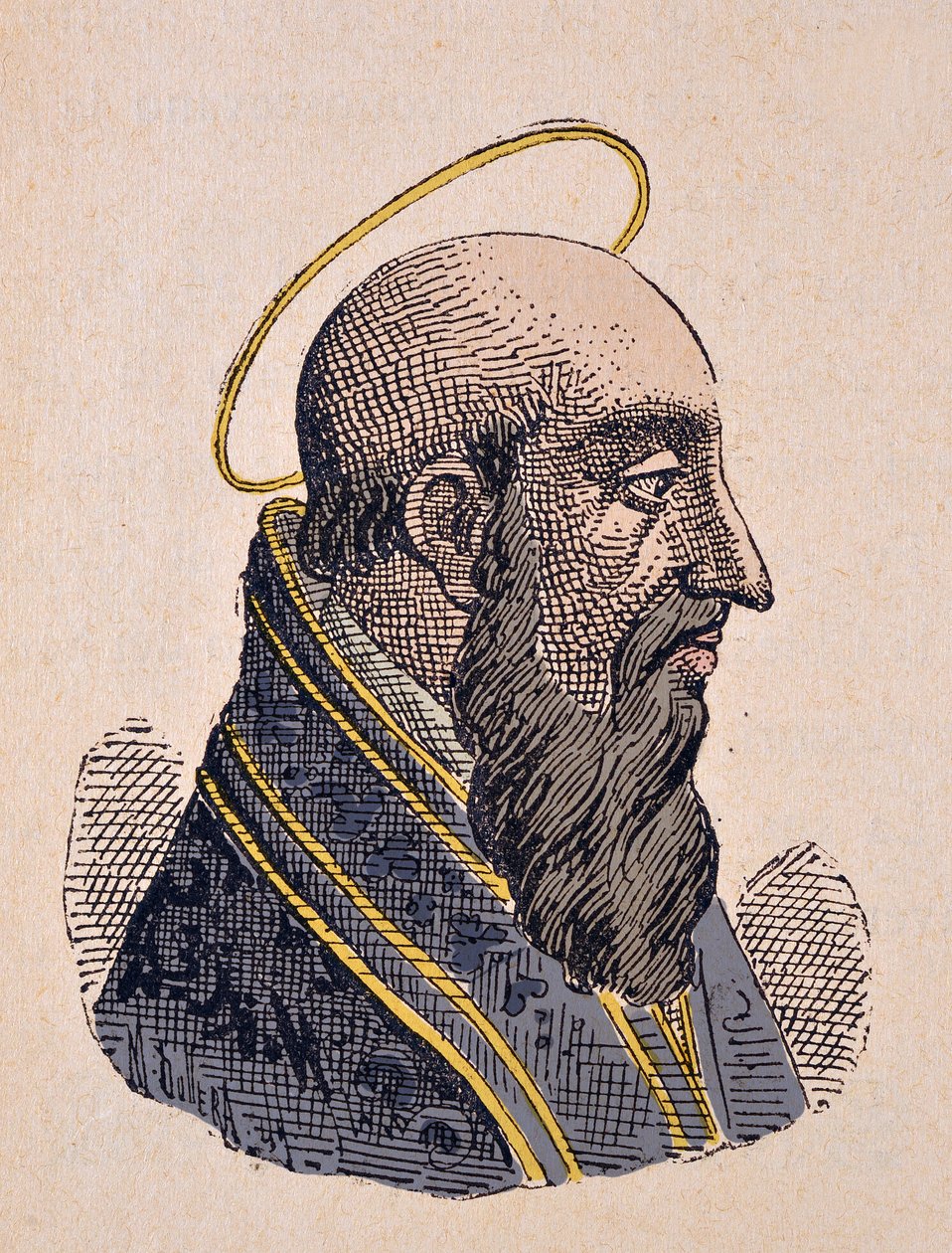 Felix Ier pápa (I. Felice) portréja (269-274) alkotó: Italian School