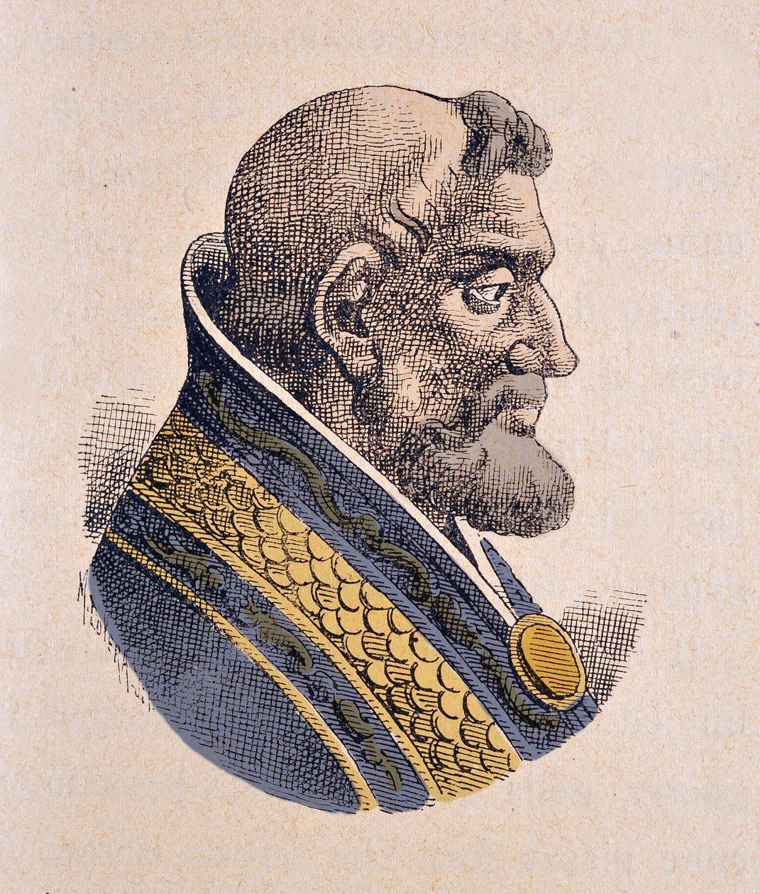 Honorius III (Onorio) pápa (1213-1227) portréja alkotó: Italian School