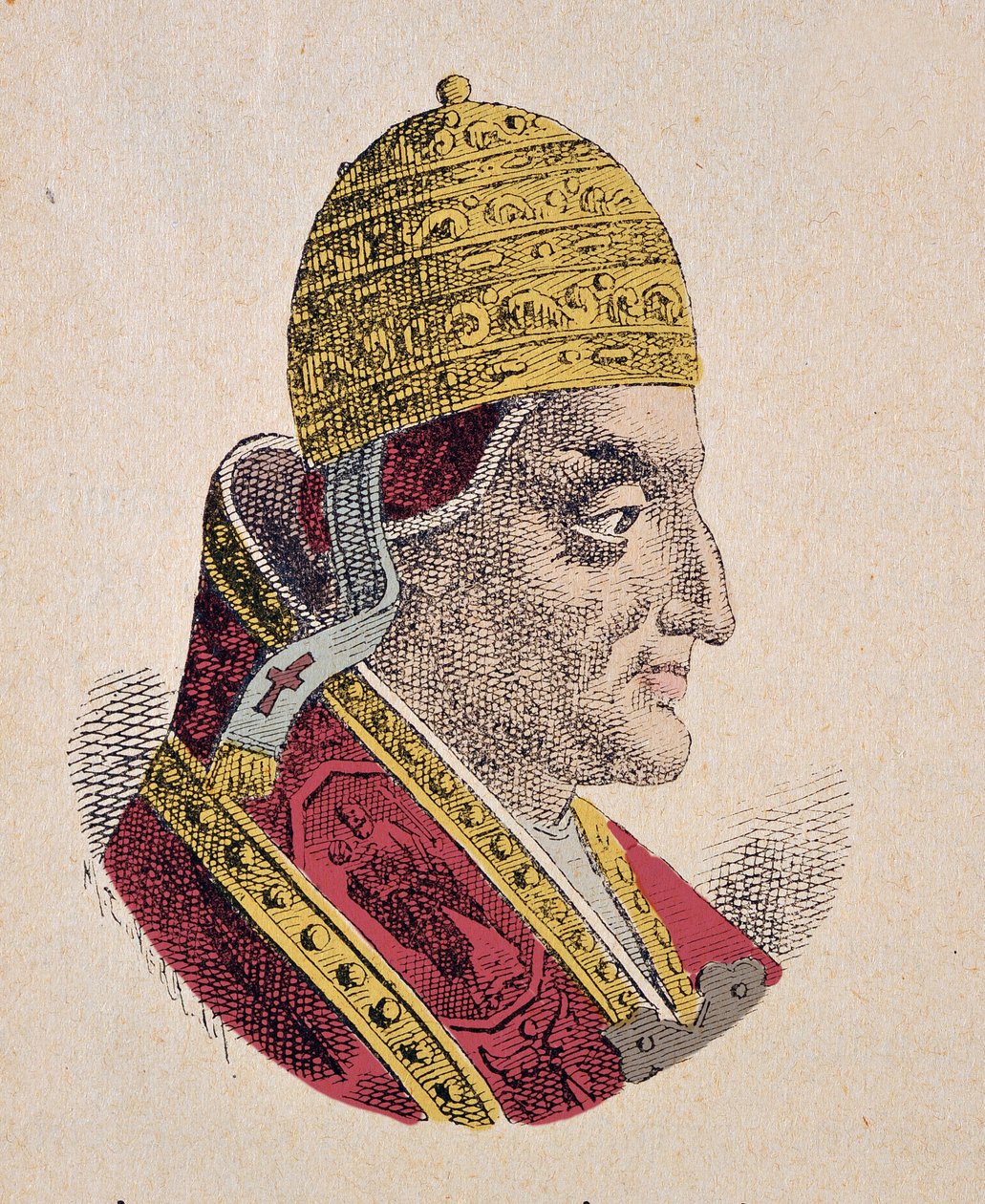 IV. Innocentius pápa portréja (Innocenzo, Innocentius) (1243-1254) alkotó: Italian School