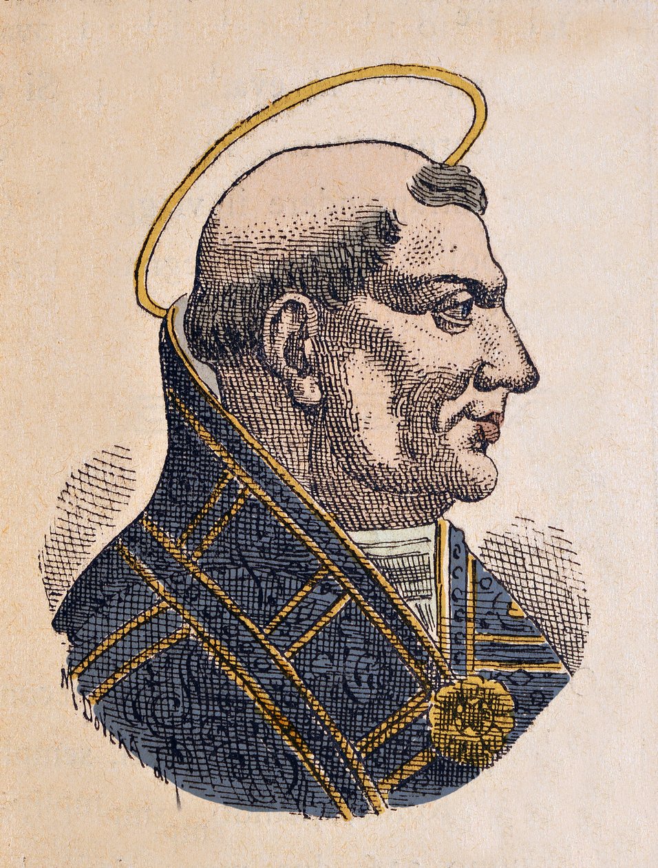 János pápa (Giovanni vagy Ioannes) portréja (533-535) alkotó: Italian School