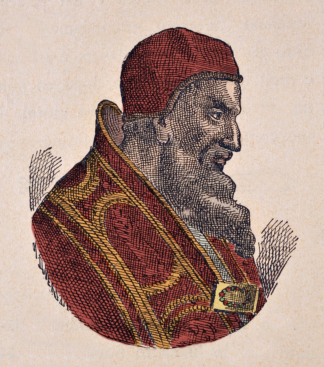 Jean IV. pápa portréja alkotó: Italian School