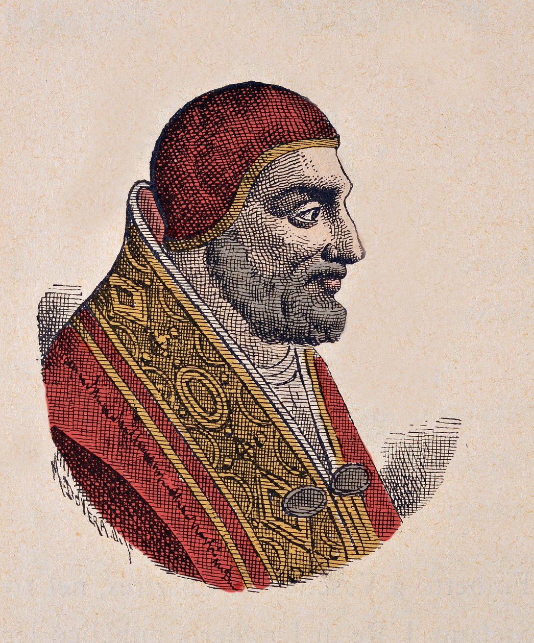 János pápa portréja (Giovanni, Ioannes) (1024-1032) alkotó: Italian School