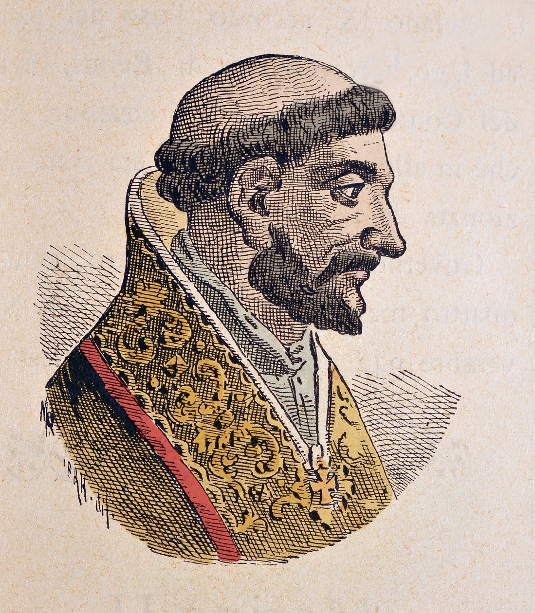 XI. János pápa (Giovanni, Ioannes) portréja (931-935) alkotó: Italian School