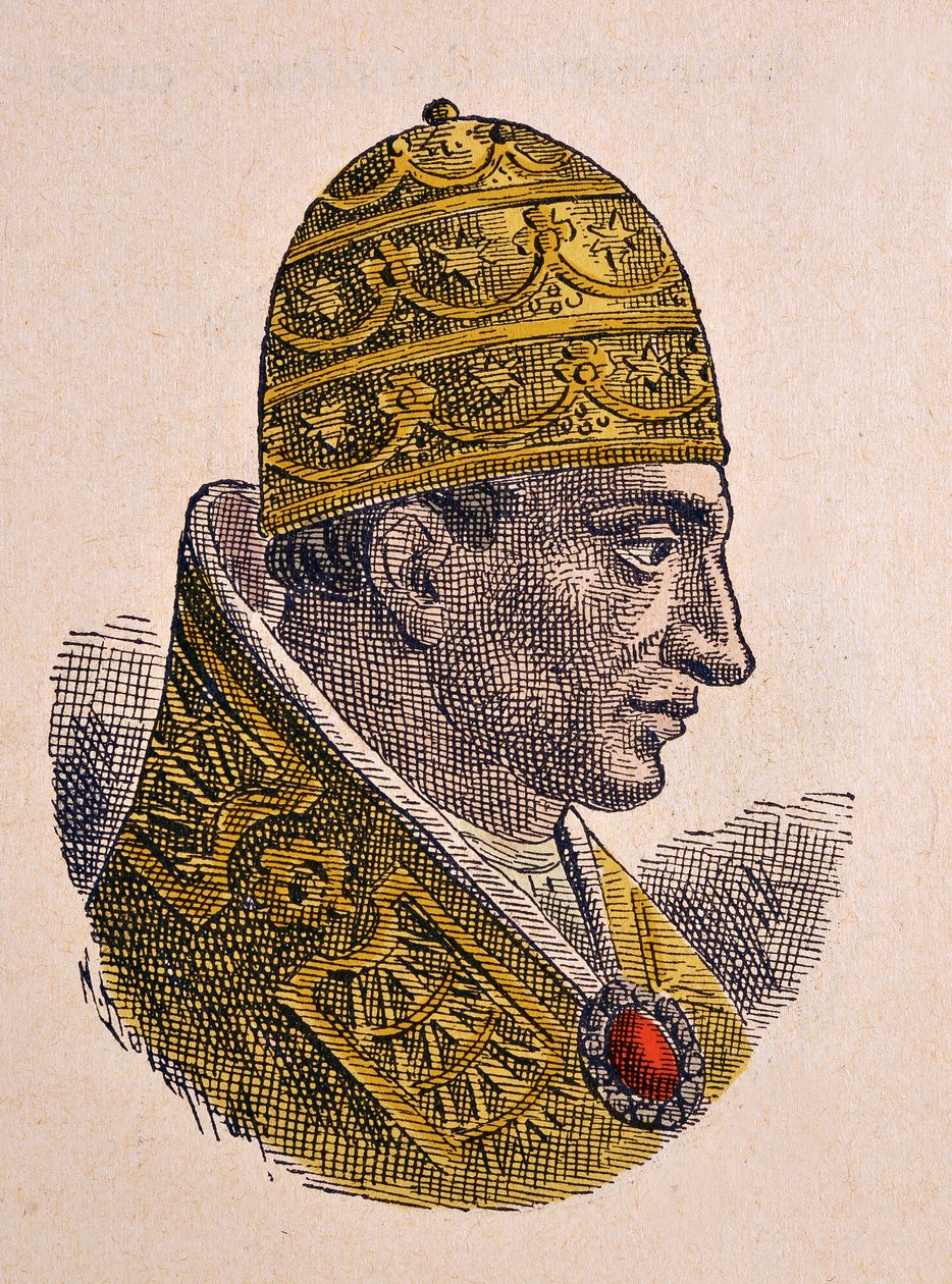 X. János pápa portréja (Giovanni, Ioannes) (914-928) alkotó: Italian School